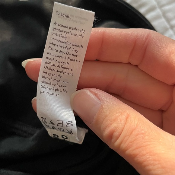 Spanx Faux Leather Leggings, Black Camo, size medium - Picture 5 of 5